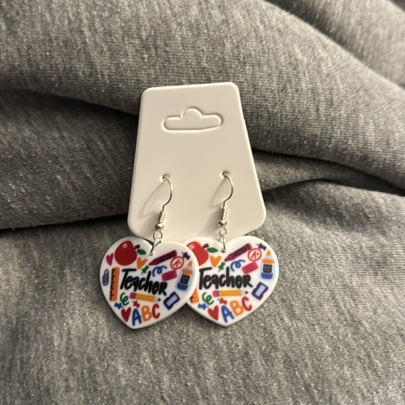 Jewelry - 🛍️BUNDLE 3 for $17 TEACHER cute earrings kawaii food animal